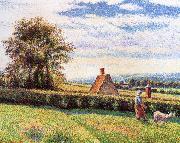 Camille Pissarro Women and the sheep France oil painting artist